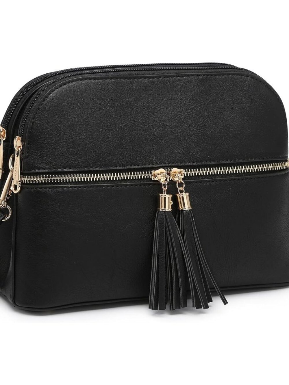 Women Tassel Zipper Pocket Crossbody Bag Shoulder Purse Fashion Travel Bag with